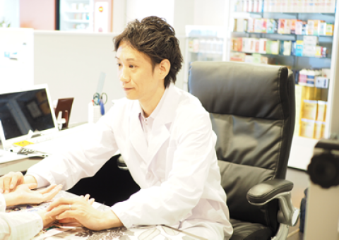 漢方相談の様子